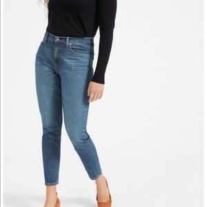 Everlane High Rise Jeans Size 30 Mid Blue